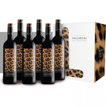 Caja de seis botellas Vallarcal Leopard
